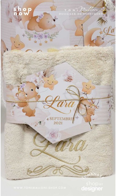 Trusou botez cu iarba pampass ursuleti si stele Pampas Bear 3